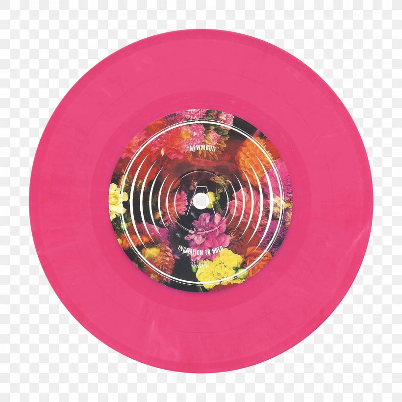 Yellow Magenta Tableware Pink Phonograph Record, PNG, 1600x1600px, Watercolor, Cartoon, Flower, Frame, Heart Download Free