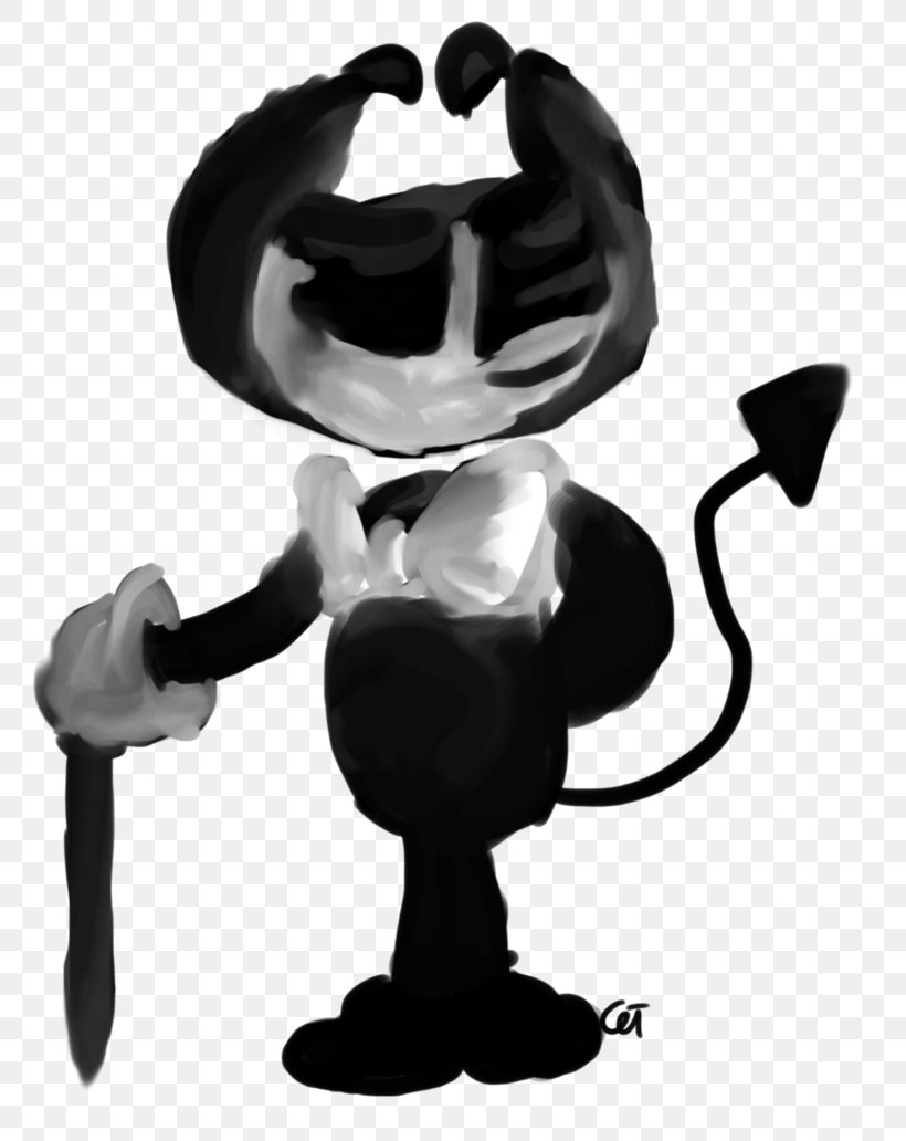 DeviantArt Bendy And The Ink Machine Sketch, PNG, 774x1032px, Art, Artist, Axolotl, Bendy And The Ink Machine, Black And White Download Free