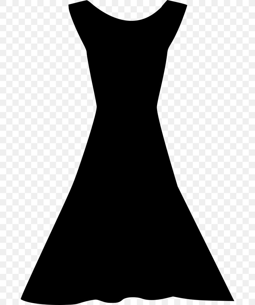 Little Black Dress Sleeve Silhouette Clip Art, PNG, 688x980px, Little Black Dress, Black, Black And White, Black M, Clothing Download Free