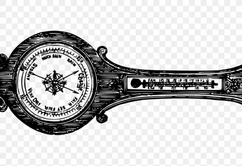 Barometer Atmospheric Pressure Science Mathematician Torr, PNG, 870x600px, Barometer, Atmospheric Pressure, Black And White, Blood, Brand Download Free