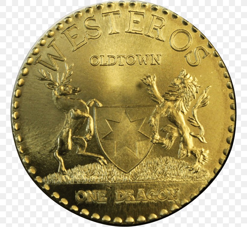 Coin Joffrey Baratheon Myrcella Baratheon Robert Baratheon Stannis Baratheon, PNG, 752x752px, Coin, Collectable, Currency, Game Of Thrones, Gold Download Free
