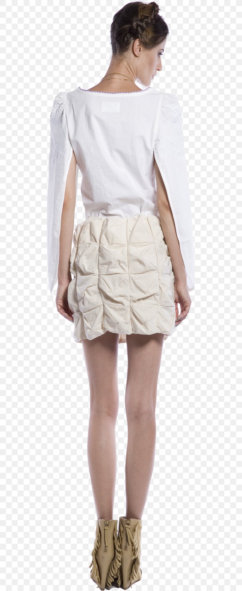 Fashion Shoulder Skirt Costume Beige, PNG, 505x2000px, Fashion, Beige, Clothing, Costume, Fashion Model Download Free