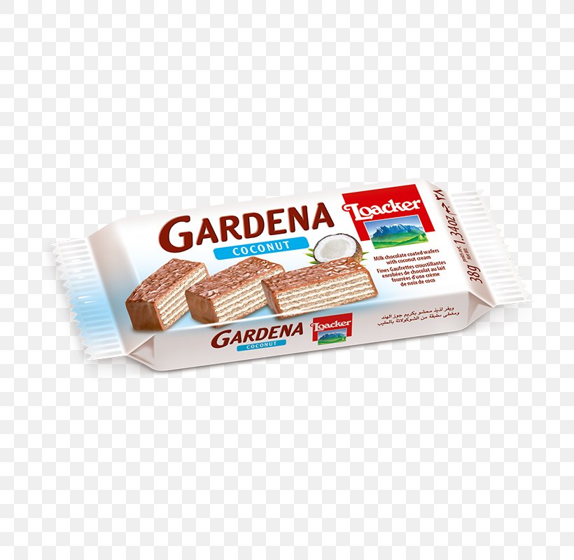 Gardena AG Quadratini Loacker Wafer, PNG, 800x800px, Gardena, Business, Chocolate, Coconut, Confectionery Download Free