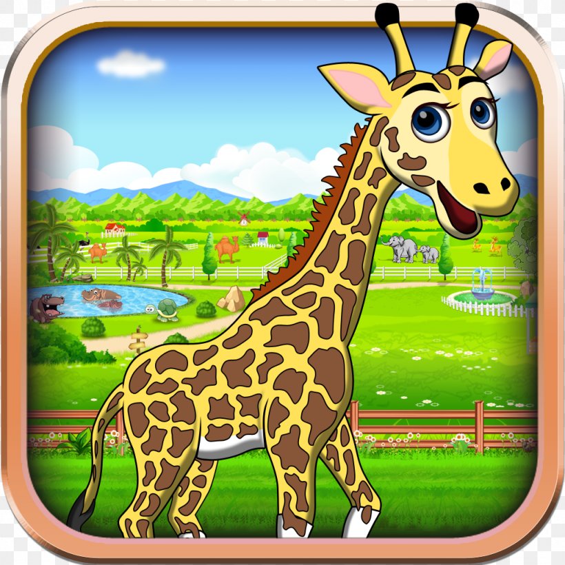Giraffe Game Horse Animal Child, PNG, 1024x1024px, Giraffe, Animal, Child, Family, Fauna Download Free
