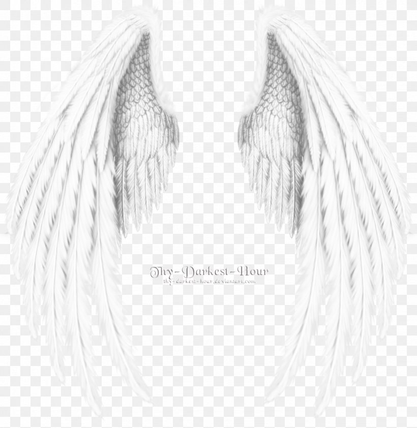Angel Wing Black And White Monochrome, PNG, 1849x1900px, Wing, Angel, Angel Wing, Black And White, Deviantart Download Free