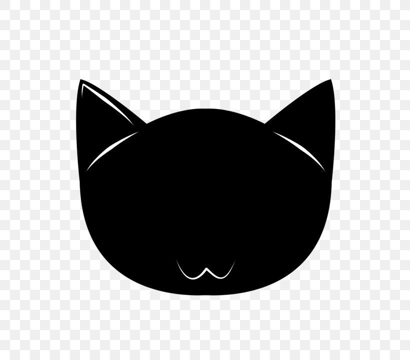 Cat Kitten Felidae Silhouette, PNG, 720x720px, Cat, Animal, Black, Black And White, Black Cat Download Free