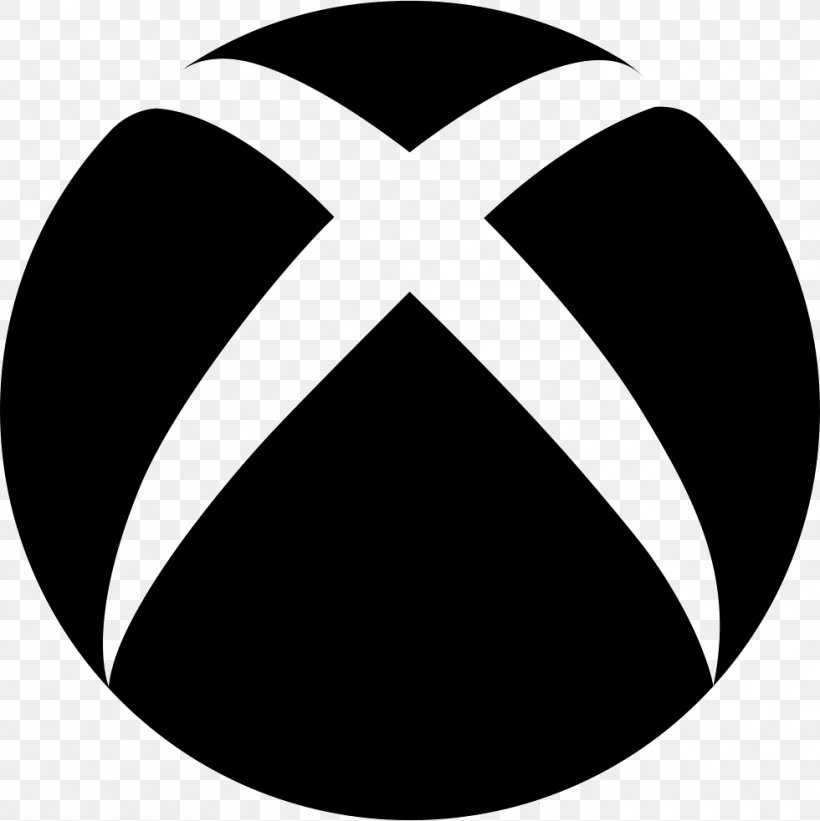Clip Art Xbox One Video Game Consoles, PNG, 980x982px, Xbox One, Black, Black And White, Logo, Monochrome Download Free