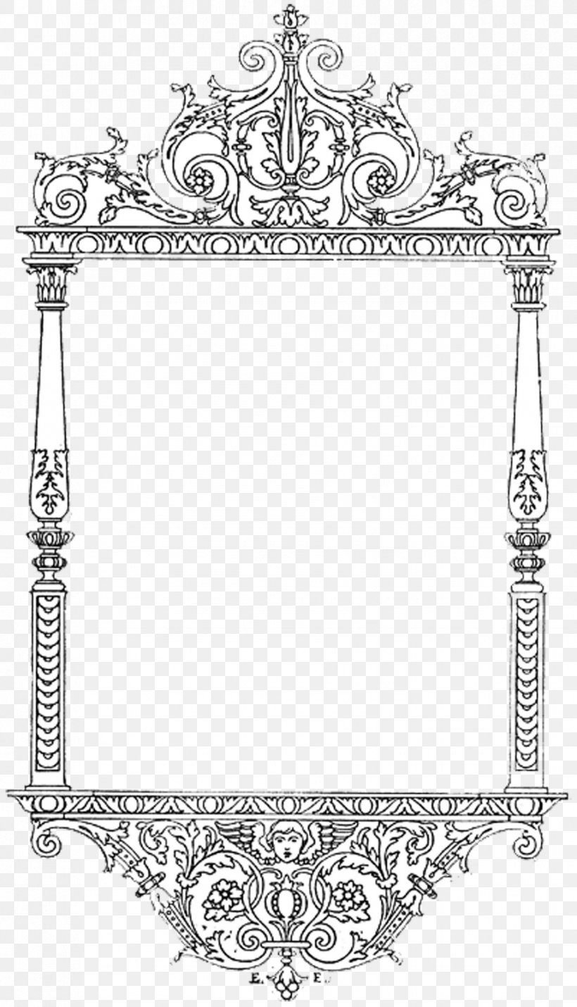 Borders And Frames Ornament Picture Frames Clip Art, PNG, 917x1600px, Borders And Frames, Area, Black And White, Decorative Arts, Line Art Download Free
