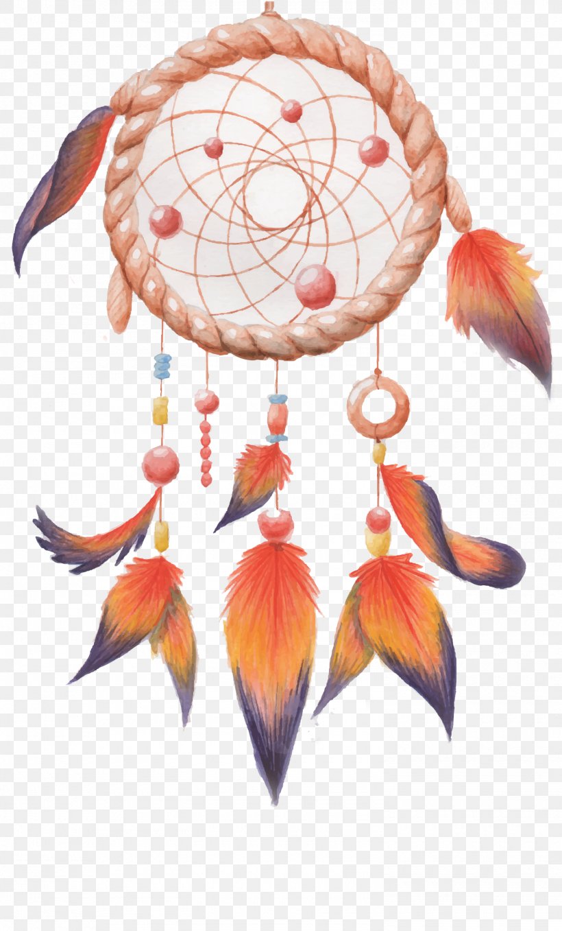 Dreamcatcher Watercolor Painting, PNG, 1500x2483px, Dreamcatcher, Drawing, Fish, Keychain, Orange Download Free