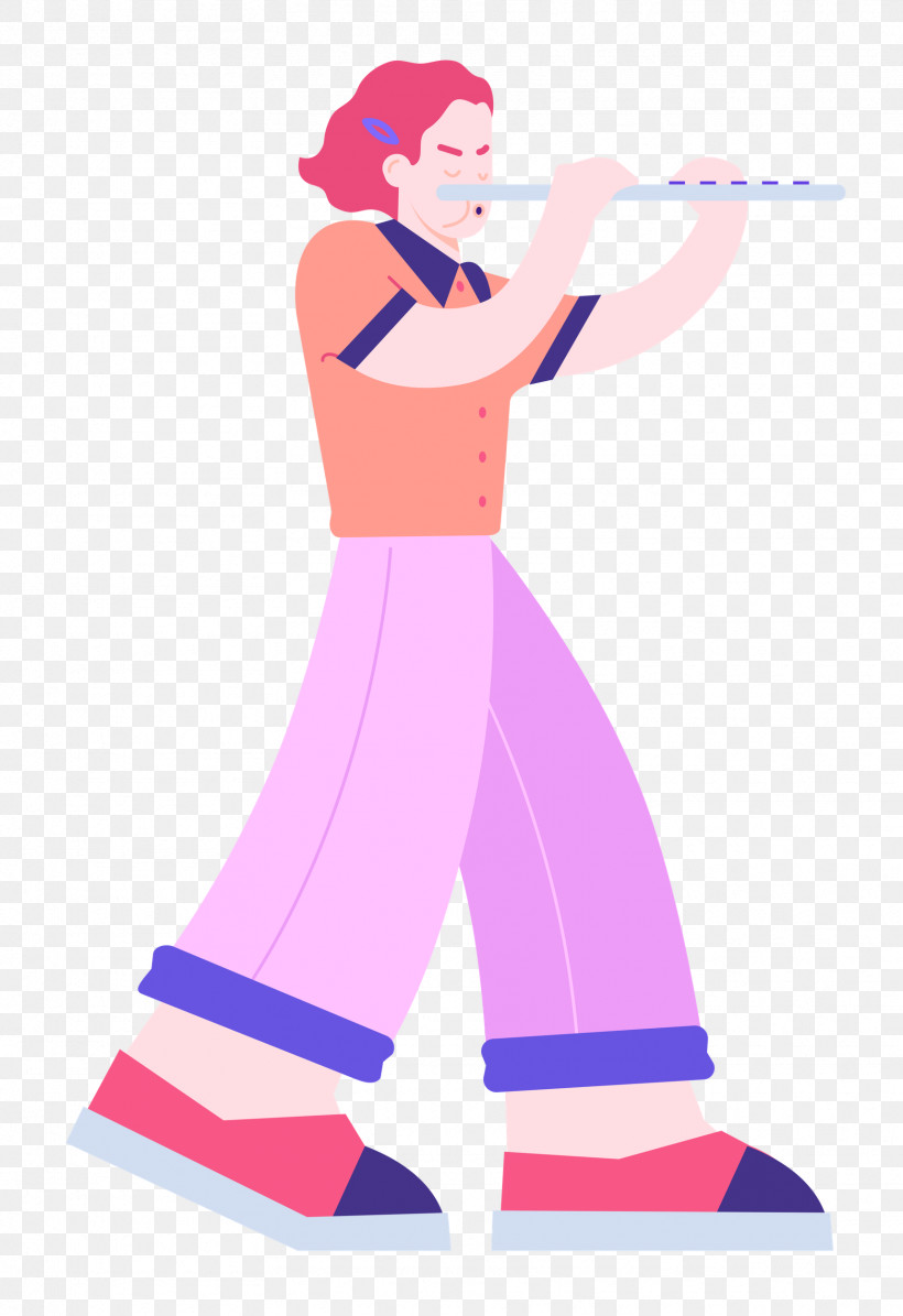 Playing The Flute Music, PNG, 1715x2500px, Music, Cartoon, Character, Costume, Hm Download Free