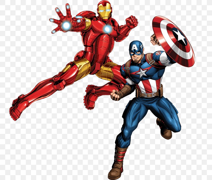 Captain America Iron Man Hulk Thor Spider-Man, PNG, 749x699px, Captain America, Action Figure, Avengers Assemble, Avengers Infinity War, Comics Download Free