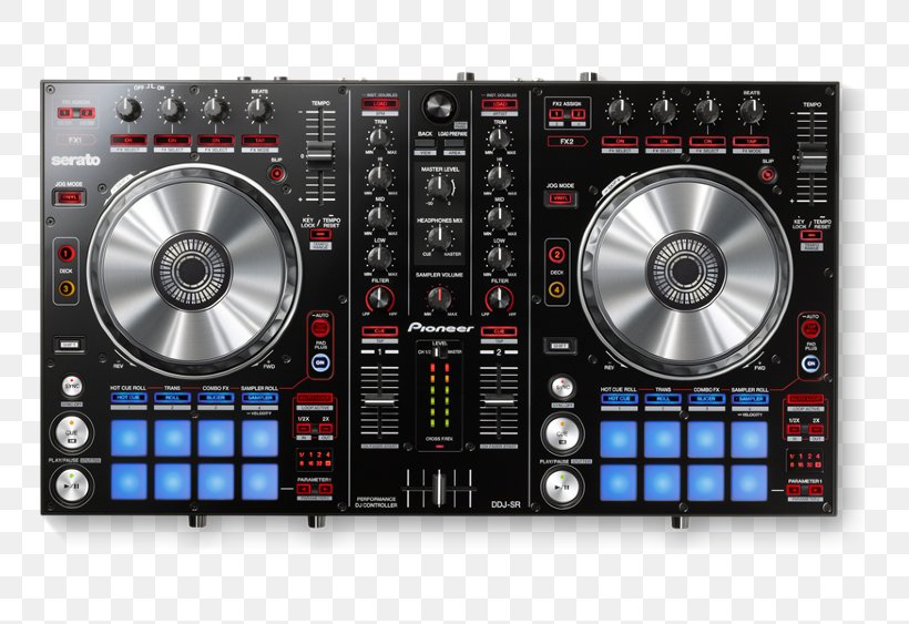 DJ Controller Pioneer DJ Disc Jockey Pioneer DDJ-SR Pioneer DDJ-SX2, PNG, 750x563px, Dj Controller, Audio, Audio Equipment, Audio Mixers, Cdj Download Free