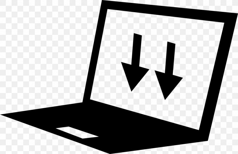 Laptop Computer Monitors Symbol, PNG, 980x634px, Laptop, Area, Artwork, Black, Black And White Download Free