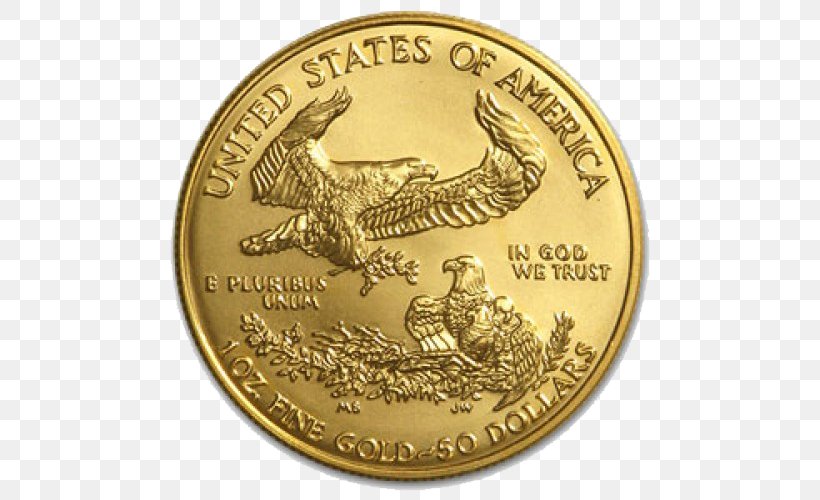 American Gold Eagle Gold Coin, PNG, 500x500px, American Gold Eagle, American Buffalo, American Silver Eagle, Badge, Bronze Medal Download Free