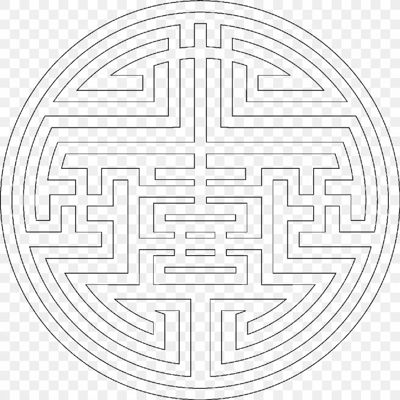 China Pattern, PNG, 1000x1000px, China, Area, Art, Black And White, Drawing Download Free