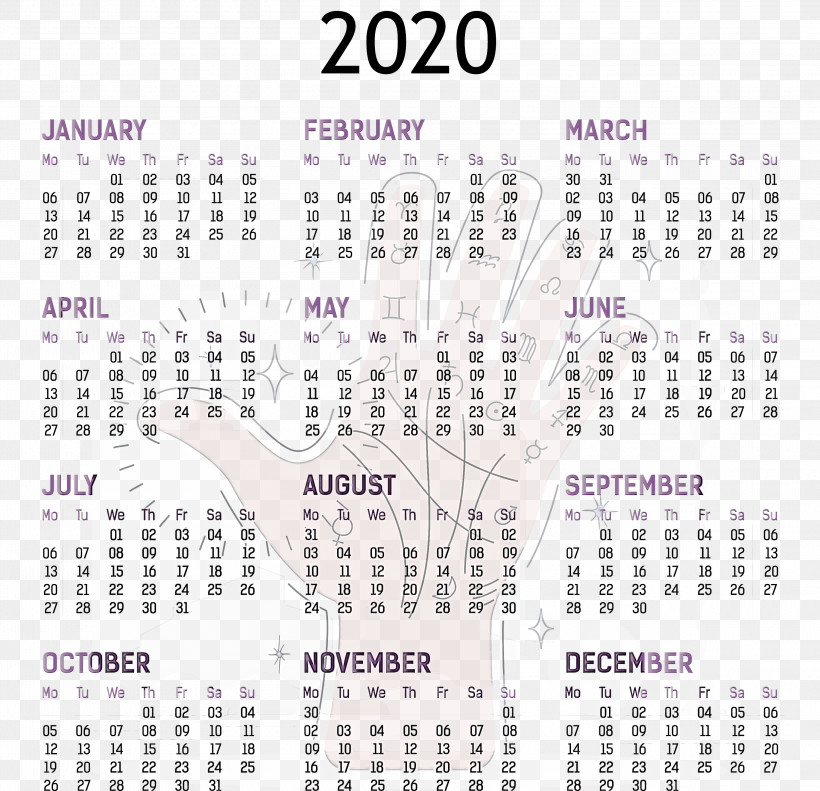 2020 Yearly Calendar Printable 2020 Yearly Calendar Template Full Year Calendar 2020, PNG, 3000x2897px, 2020 Yearly Calendar, Annual Calendar, Aztec Calendar, Aztec Sun Stone, Calendar Date Download Free