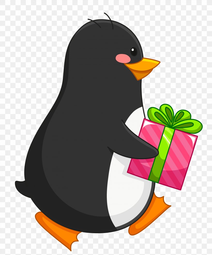 Penguin Gift Christmas Clip Art, PNG, 3263x3916px, Penguin, Apng, Beak, Bird, Christmas Download Free