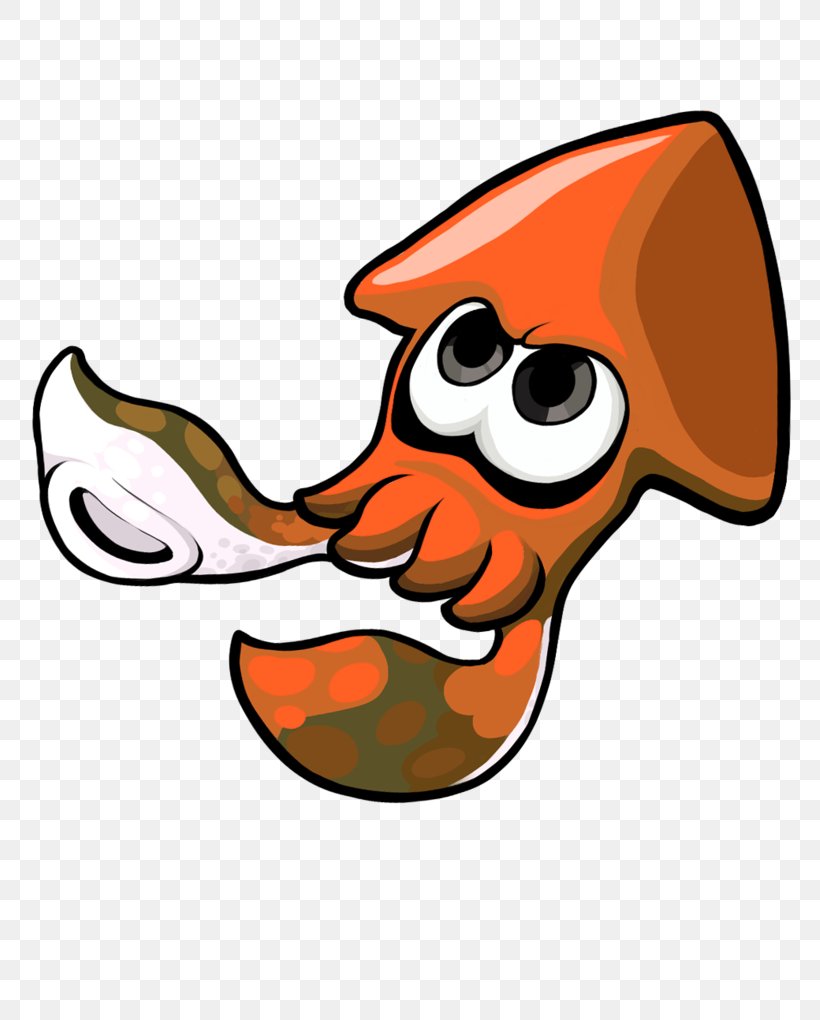 Splatoon 2 Squid Drawing Clip Art, PNG, 783x1020px, Splatoon, Art, Artwork, Beak, Color Download Free