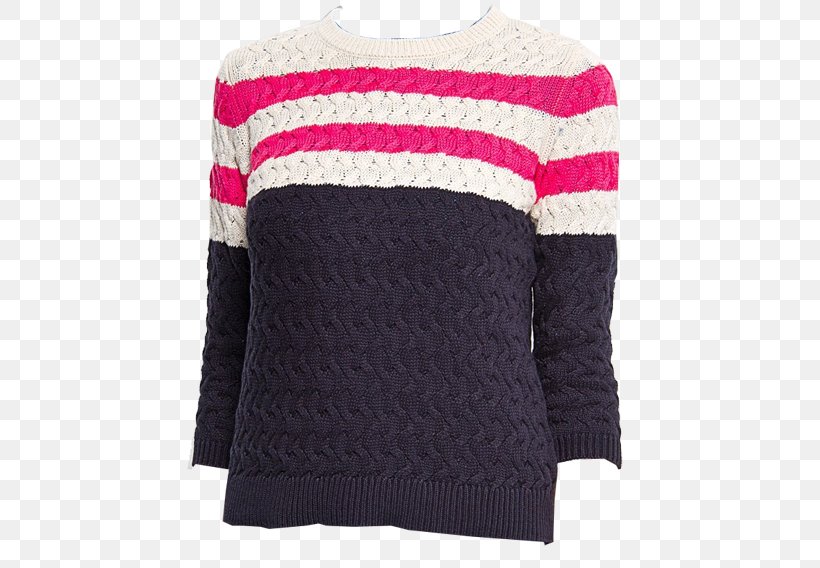 Sweater Sleeve Cardigan Shirt Magenta, PNG, 500x568px, Sweater, Blouse, Cardigan, Fashion, Jacket Download Free