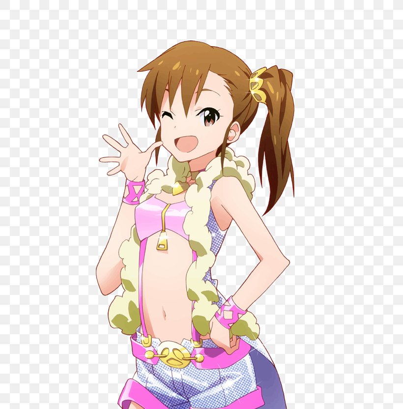 The Idolmaster: Million Live! Mami Futami Character No, PNG, 640x832px, Watercolor, Cartoon, Flower, Frame, Heart Download Free