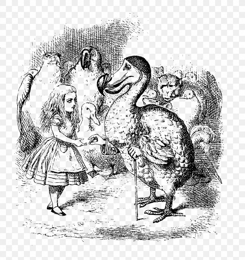 Alice's Adventures In Wonderland Dodo White Rabbit Tweedledum, PNG, 1145x1215px, Dodo, Alice In Wonderland, Aliciae Per Speculum Transitus, Art, Artwork Download Free