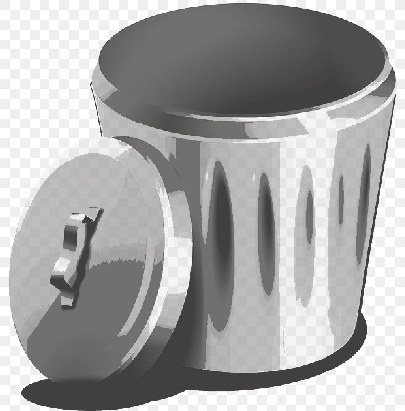 Clip Art Rubbish Bins & Waste Paper Baskets Openclipart, PNG, 800x832px, Rubbish Bins Waste Paper Baskets, Container, Cylinder, Email, Mug Download Free