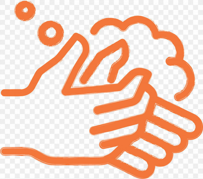 Corona Virus Disease Washing Hand Cleaning Hand, PNG, 2999x2641px, Corona Virus Disease, Cleaning Hand, Line, Orange, Washing Hand Download Free