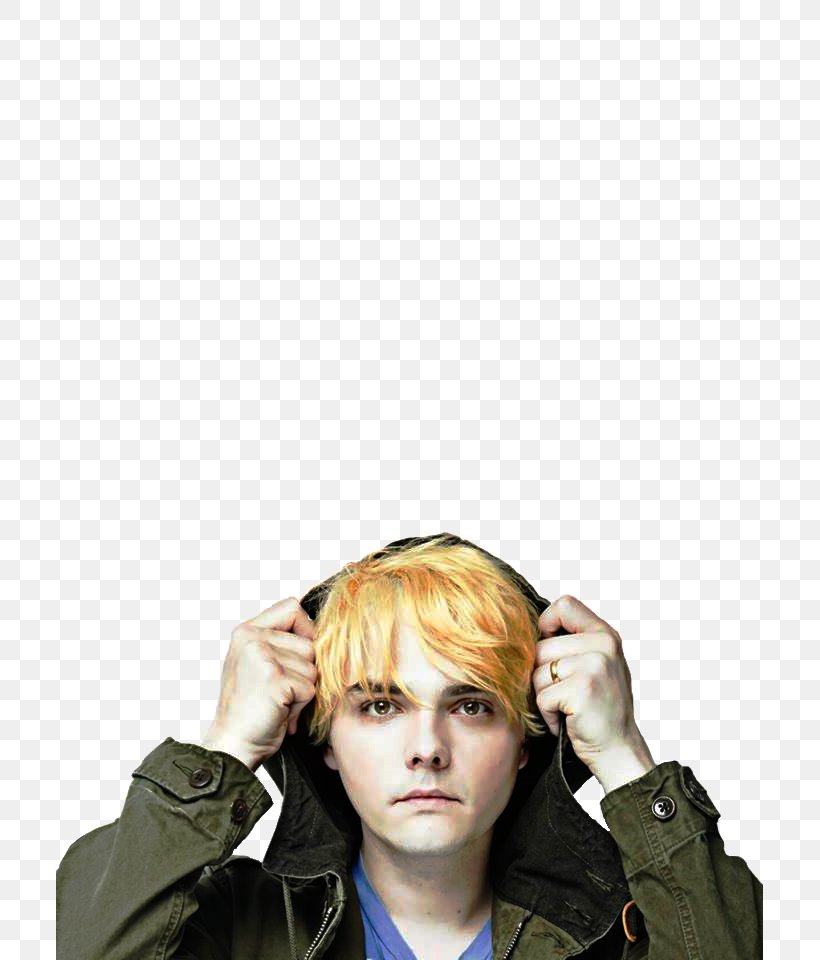 Gerard Way My Chemical Romance Kerrang Lemon Hair Png 707x960px