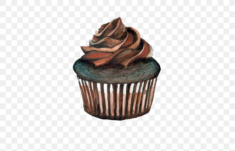 Cupcake Muffin Chocolate Cake Red Velvet Cake Ice Cream Cones, PNG, 500x526px, Cupcake, Baking Cup, Buttercream, Cake, Chocolate Download Free