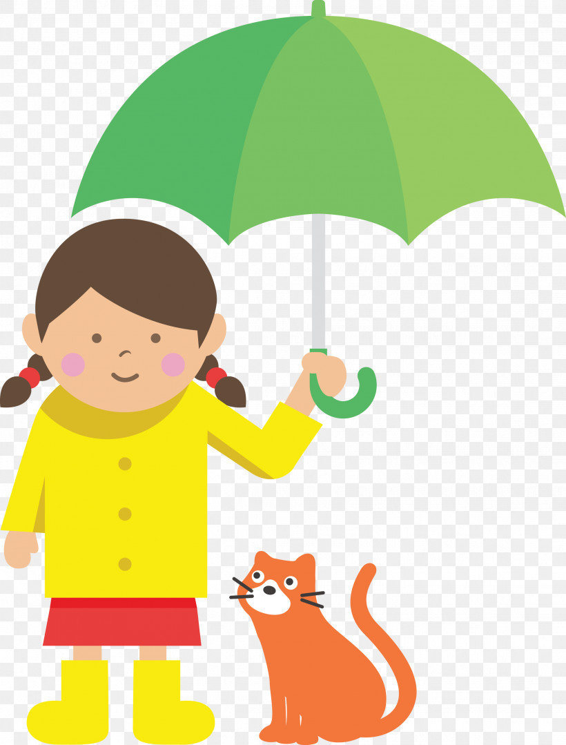 Raining Day Raining Umbrella, PNG, 2278x3000px, Raining Day, Behavior, Cartoon, Geometry, Girl Download Free