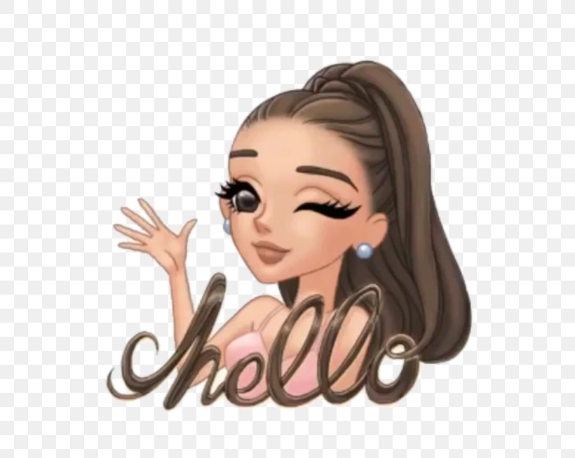 Ariana Grande Emoji Drawing Moonlight Victorious, PNG, 720x653px, Watercolor, Cartoon, Flower, Frame, Heart Download Free