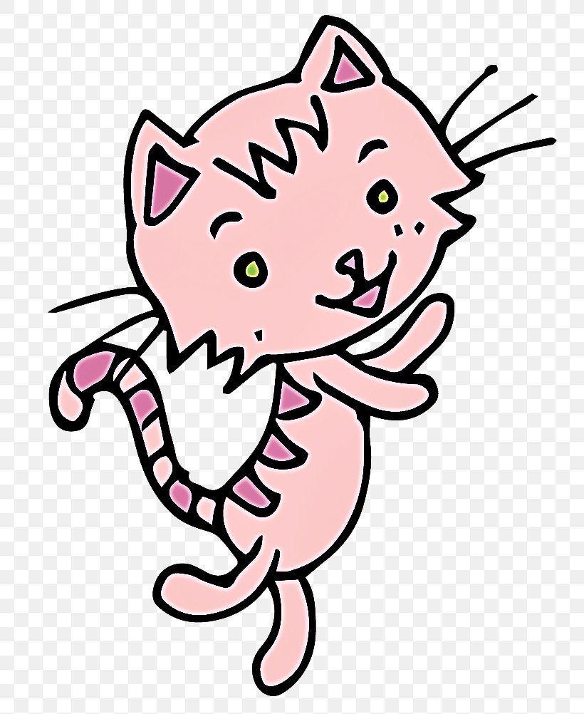 Cartoon Pink Line Art Head Clip Art, PNG, 797x1002px, Cartoon, Cat, Cheek, Head, Line Art Download Free