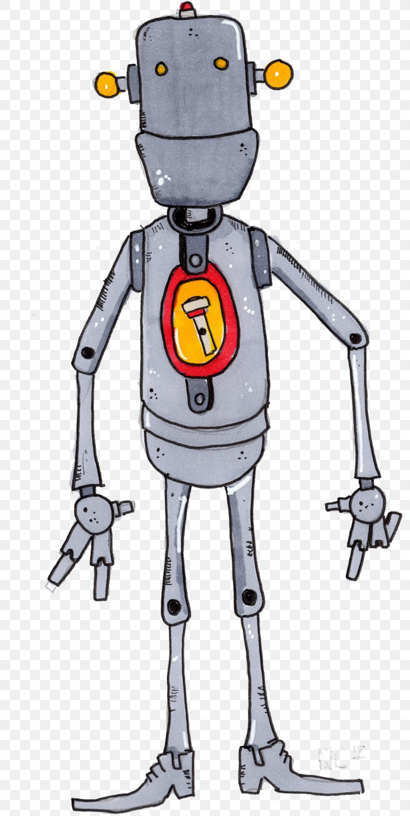 Illustration Robot Cartoon Design Line, PNG, 1024x2039px, Robot, Art, Cartoon, Design M, Design M Group Download Free