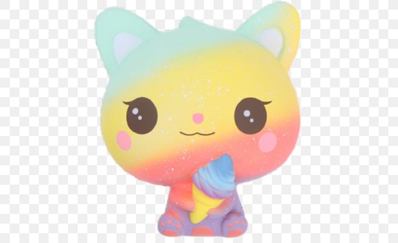 Nyan Cat Whiskers Stress Ball Squishies, PNG, 500x500px, Cat, Baby Toys, Carnivoran, Cat Litter Trays, Child Download Free