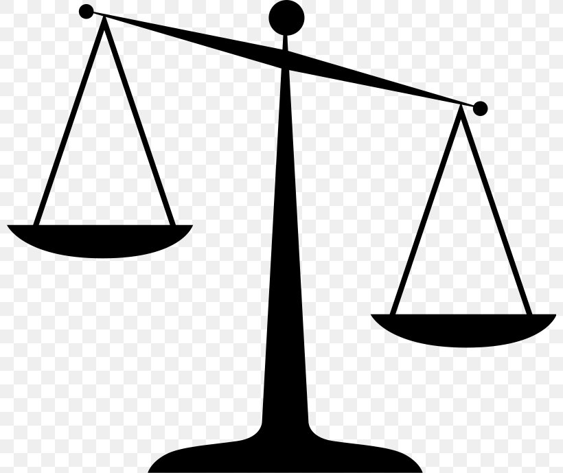 Measuring Scales Justice Clip Art, PNG, 800x689px, Measuring Scales, Balans, Bilancia, Black And White, Drawing Download Free