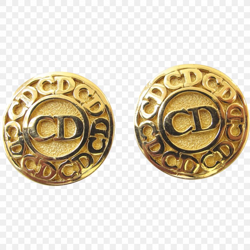 Earring Jewellery Christian Dior SE Gold Clothing, PNG, 1918x1918px, Earring, Antique, Brass, Button, Christian Dior Download Free