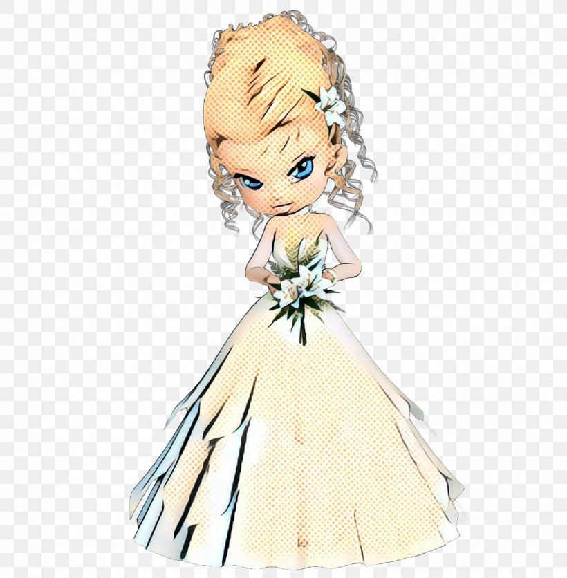 Gown Costume Illustration Cartoon Design, PNG, 1568x1600px, Gown, Barbie, Blond, Bride, Cartoon Download Free