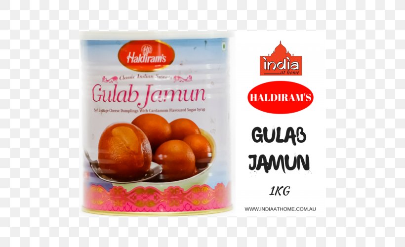 Gulab Jamun Haldiram's Delhi Rasbhari Food, PNG, 500x500px, Gulab Jamun, Delhi, Flavor, Food, Fruit Download Free