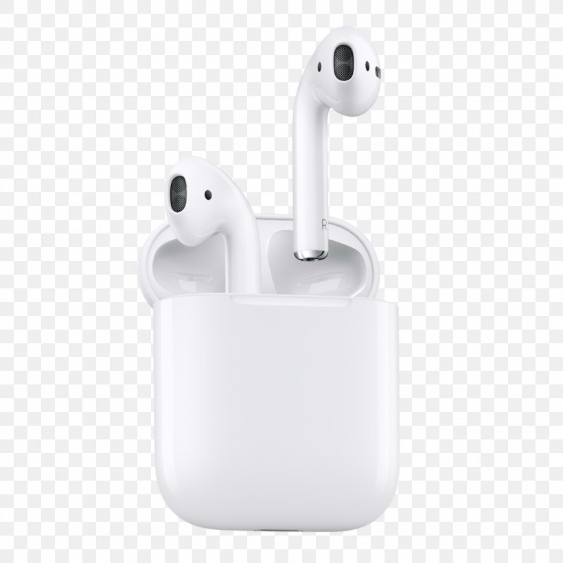 AirPods Apple Headphones Wireless, PNG, 1024x1024px, Airpods, Apple, Apple Earbuds, Apple W1, Audio Download Free