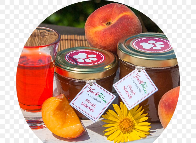 Peach Jam Fruchtaufstrich Fruit Sugar, PNG, 686x600px, Peach, Aronia, Currant, Diet Food, Food Download Free