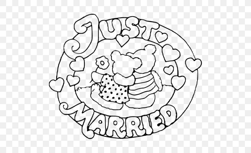 Coloring Book Wedding Child Marriage, PNG, 500x500px, Watercolor, Cartoon, Flower, Frame, Heart Download Free