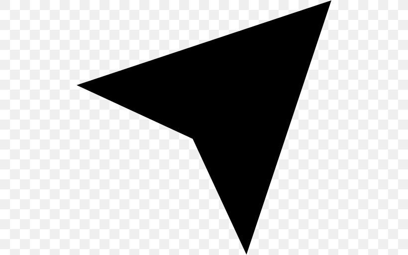 Arrow Symbol Location-based Service, PNG, 512x512px, Symbol, Black, Black And White, Geolocation, Location Download Free