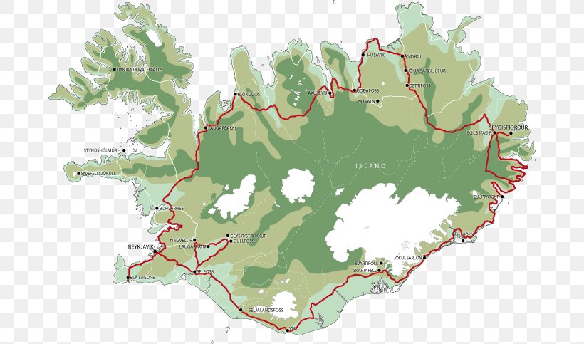 Reykjavik Seyðisfjörður Road Map Guide To Iceland, PNG, 685x483px, Reykjavik, Blank Map, Geography, Guide To Iceland, Iceland Download Free