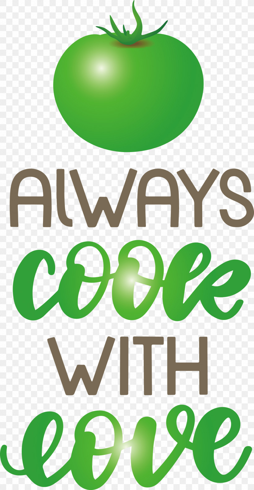 Always Cook With Love Food Kitchen, PNG, 1557x3000px, Food, Apple, Fruit, Green, Kitchen Download Free