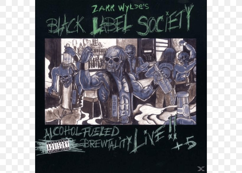 Black Label Society Alcohol Fueled Brewtality (Live) Stronger Than Death Album Heavy Metal, PNG, 786x587px, Watercolor, Cartoon, Flower, Frame, Heart Download Free
