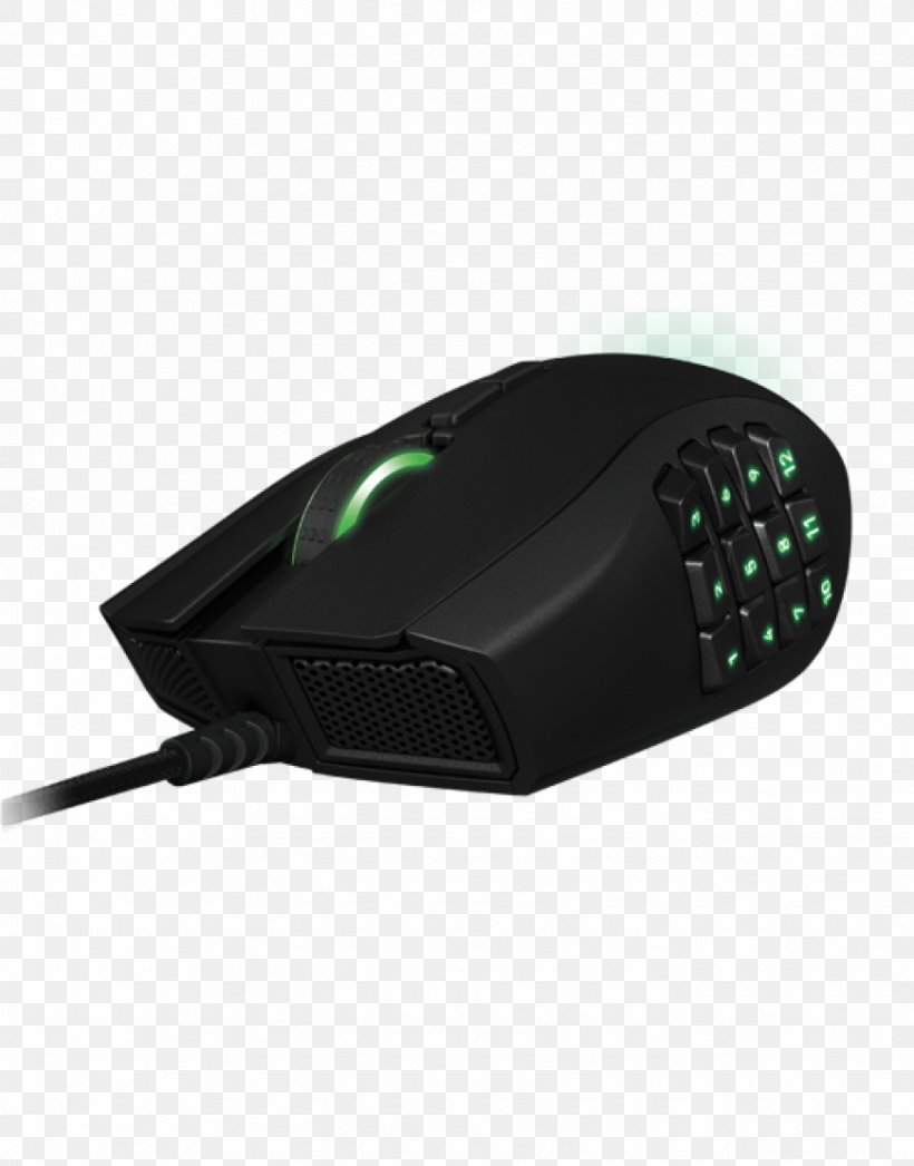 Computer Mouse Razer Naga Video Game Razer Inc. Massively Multiplayer Online Game, PNG, 870x1110px, Computer Mouse, Button, Computer, Computer Component, Dots Per Inch Download Free