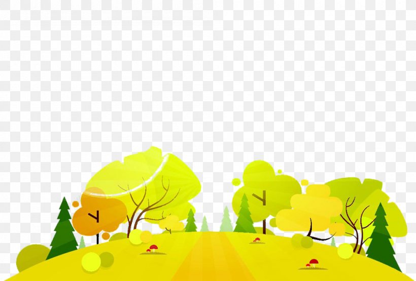 Green Yellow Nature Cartoon Leaf, PNG, 1000x678px, Green, Animation, Cartoon, Grass, Leaf Download Free