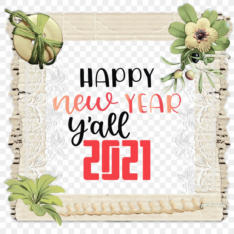 Picture Frame, PNG, 3000x3000px, 2021 Happy New Year, 2021 New Year, 2021 Wishes, Adhesive, Corrugated Fiberboard Download Free