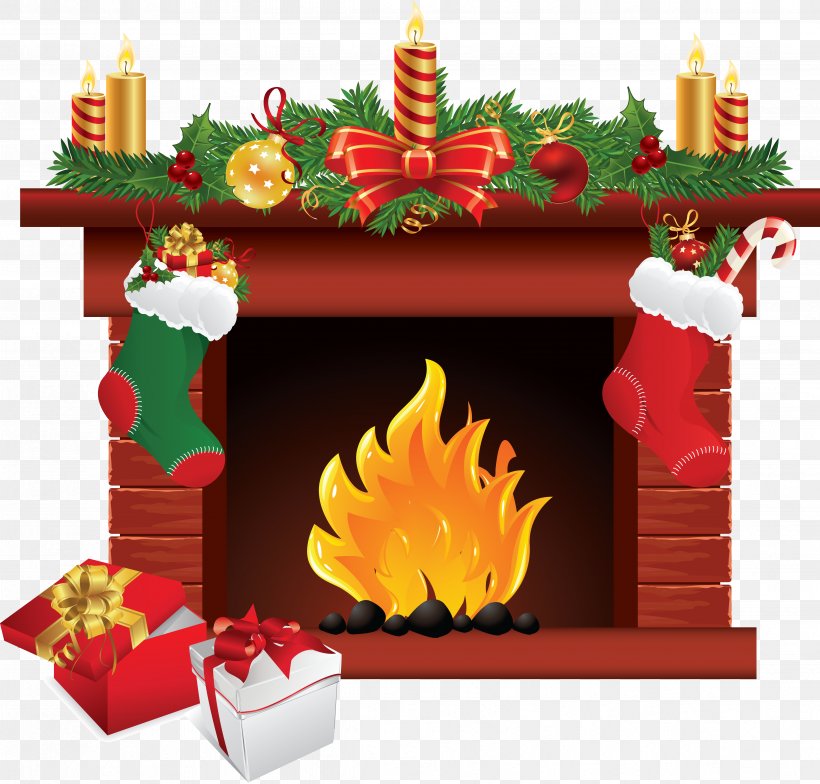 Santa Claus Christmas Fireplace Clip Art, PNG, 4743x4539px, Santa Claus, Chimney, Christmas, Christmas Decoration, Christmas Ornament Download Free