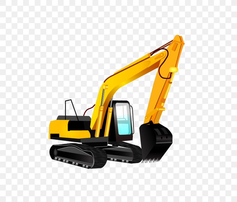Excavator Heavy Equipment Bulldozer Clip Art, PNG, 700x700px, Excavator, Architectural Engineering, Backhoe, Backhoe Loader, Bulldozer Download Free
